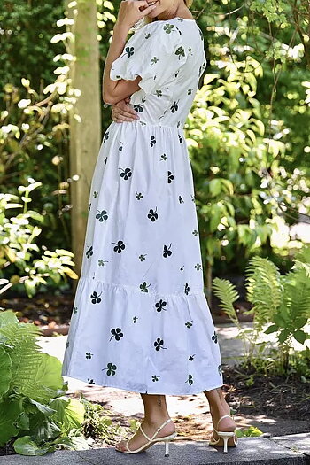 A-View - Albertine Dress Off White