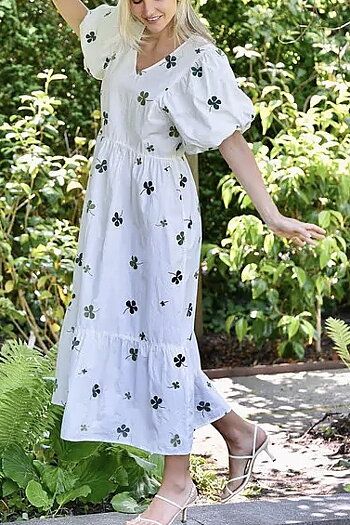 A-View - Albertine Dress Off White