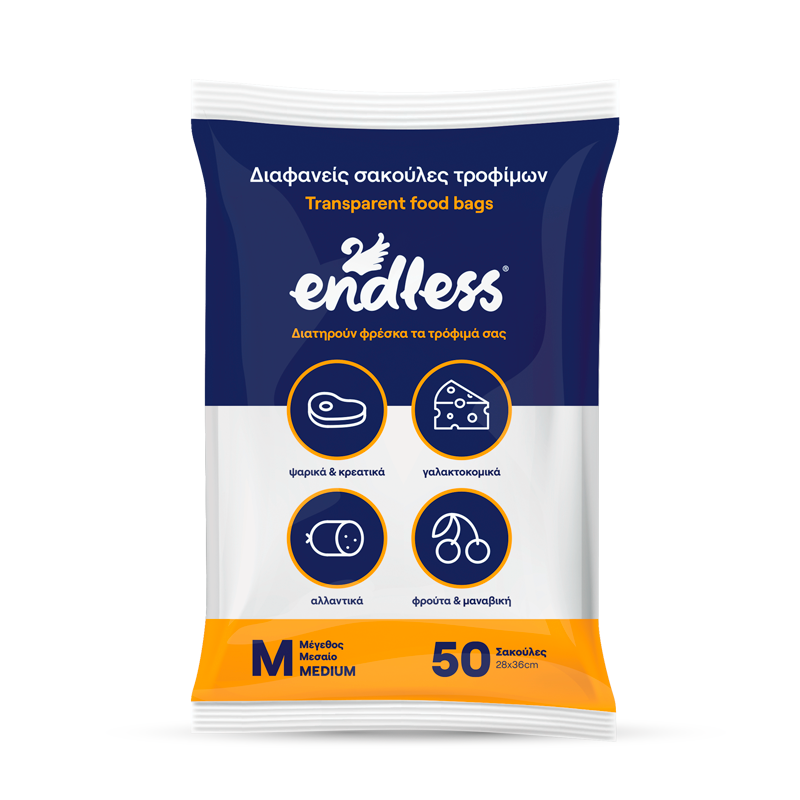 endless, food bags medium 28x36cm, 50pcs