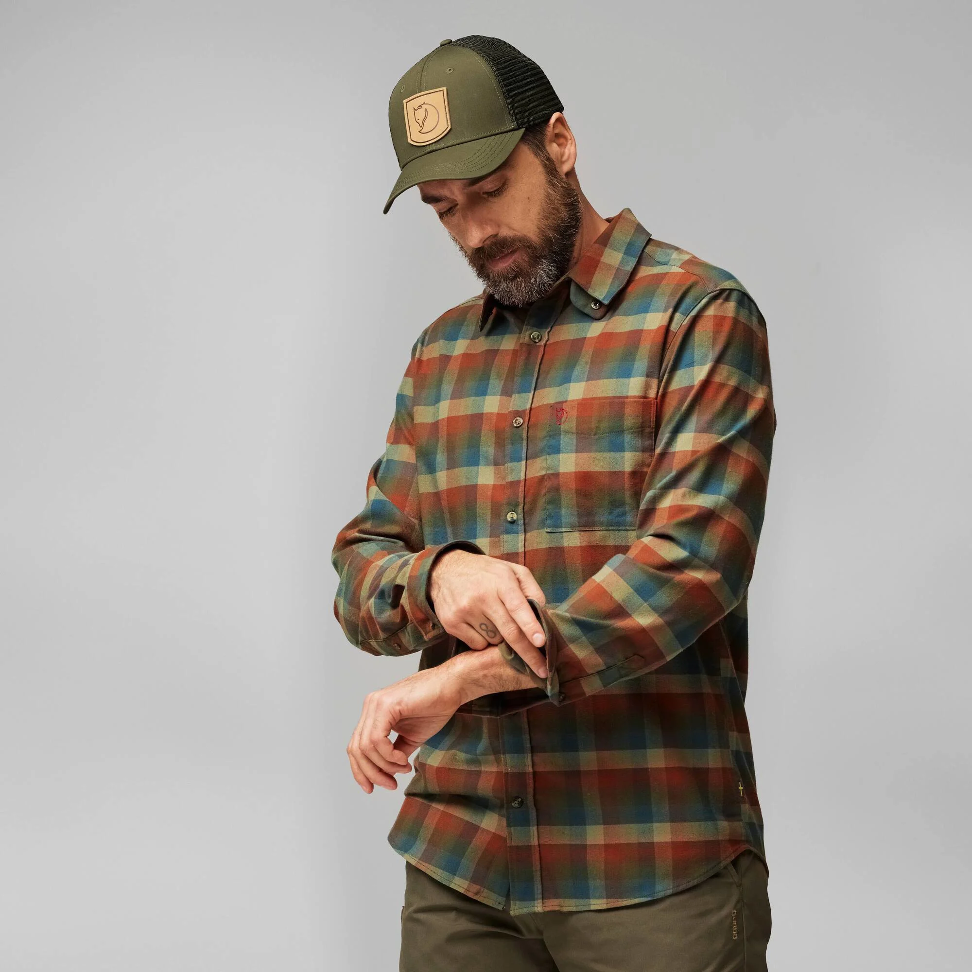 Lappland Stretch Flannel Shirt M - 4