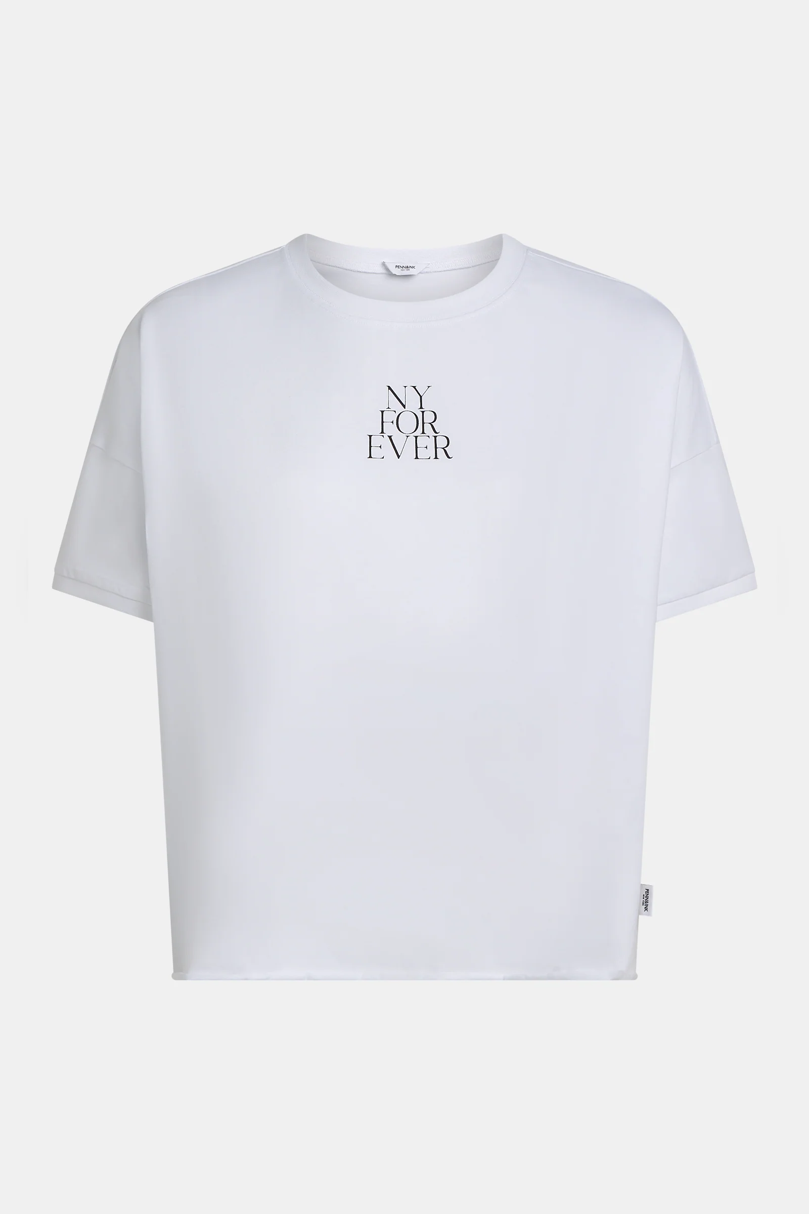 Penn & Ink NY - T-Shirt Print White - Black - 5