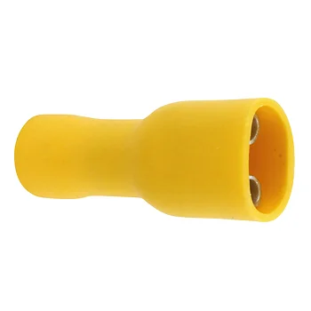 Flatstifshylsa hona isolerad 6,5 gul 10st