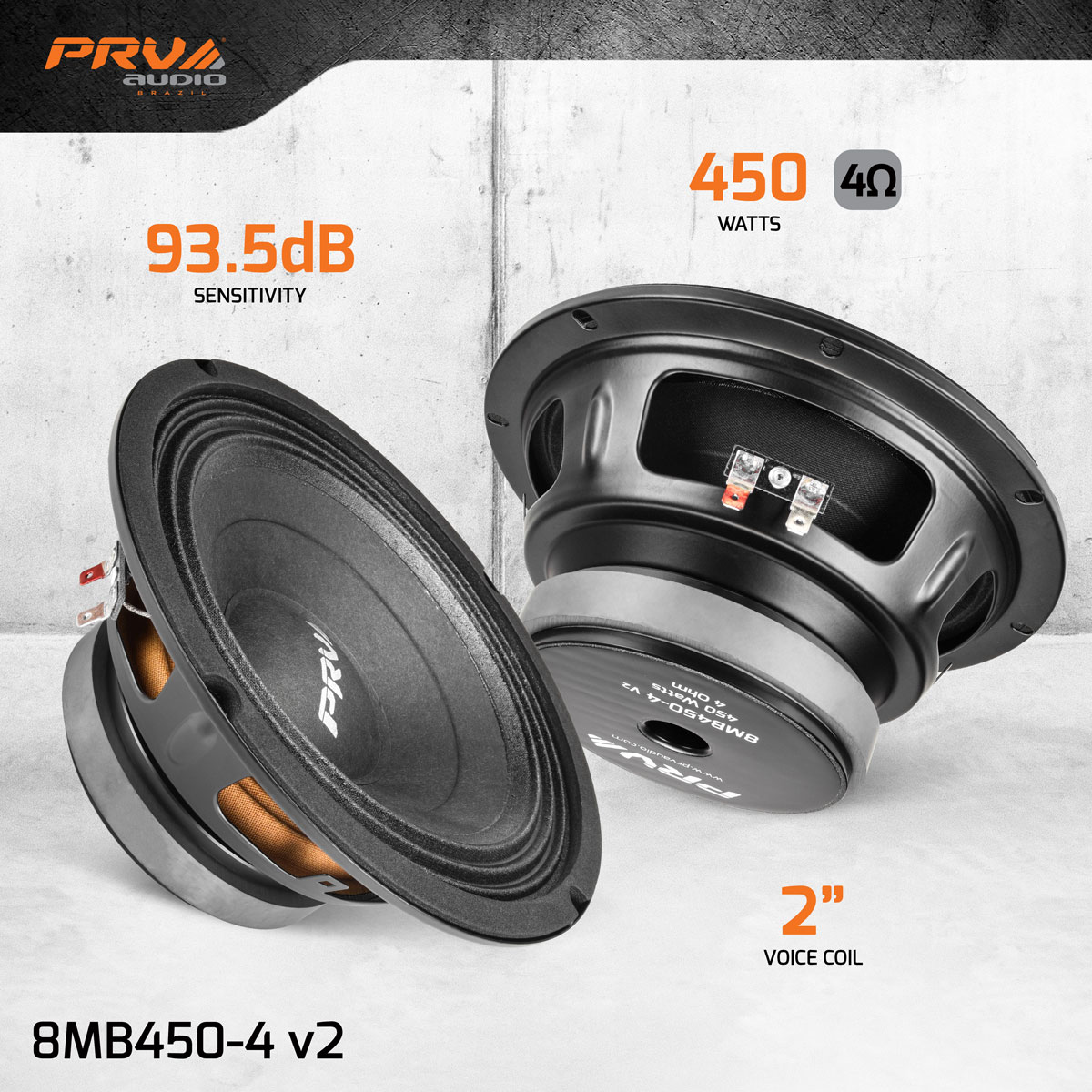PRV Audio 8MB450-4 v2 - 2