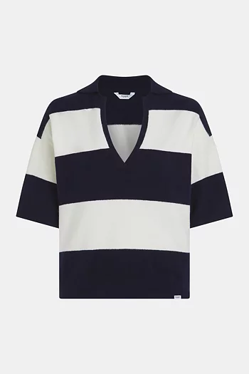 Penn & Ink NY -  Jumper Stripe Navy/ Ecru