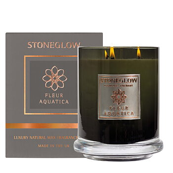 Metallique Collection - Fleur Aquatica - Scented Candle