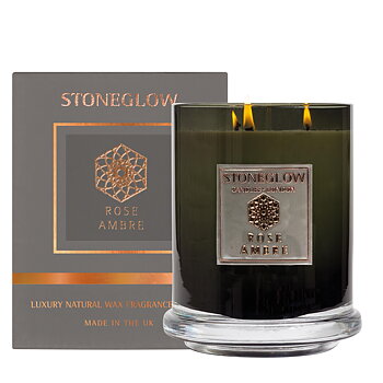 Metallique Collection - Rose Ambre - Scented Candle Large