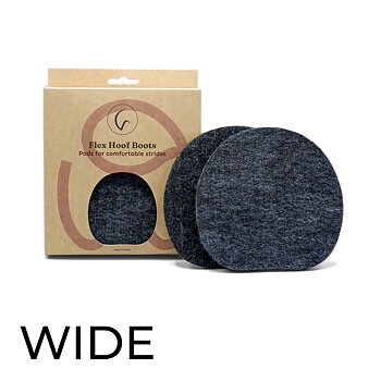 Flex Hoof Boots - FlexHorse WIDE Synthetic Felt Pad - Terra