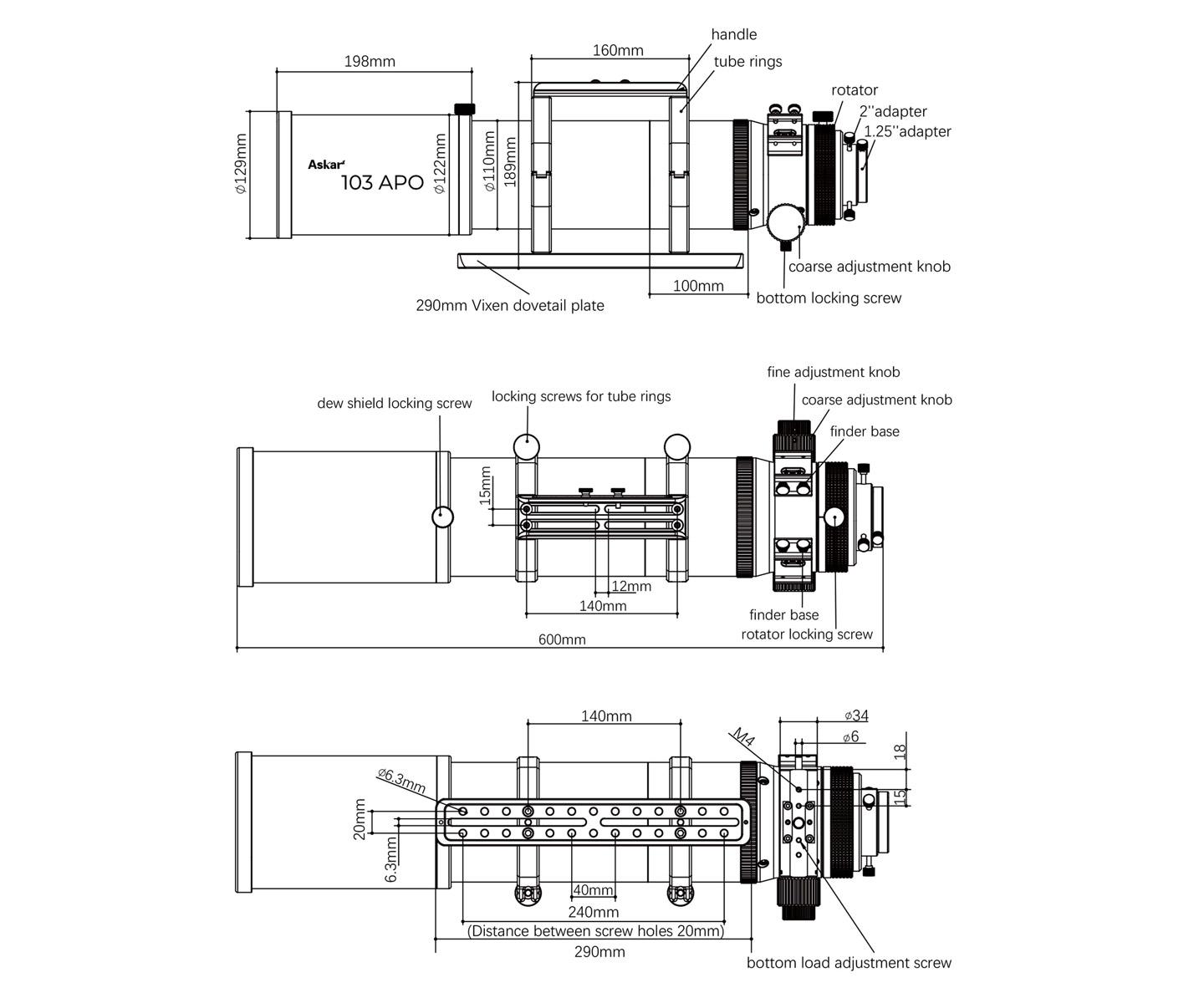 ASKAR 103 MM f/6,8 TRIPLET APO - 12