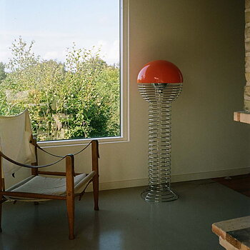 Wire Table lamp  Floor lamp (several colors) - Verpan