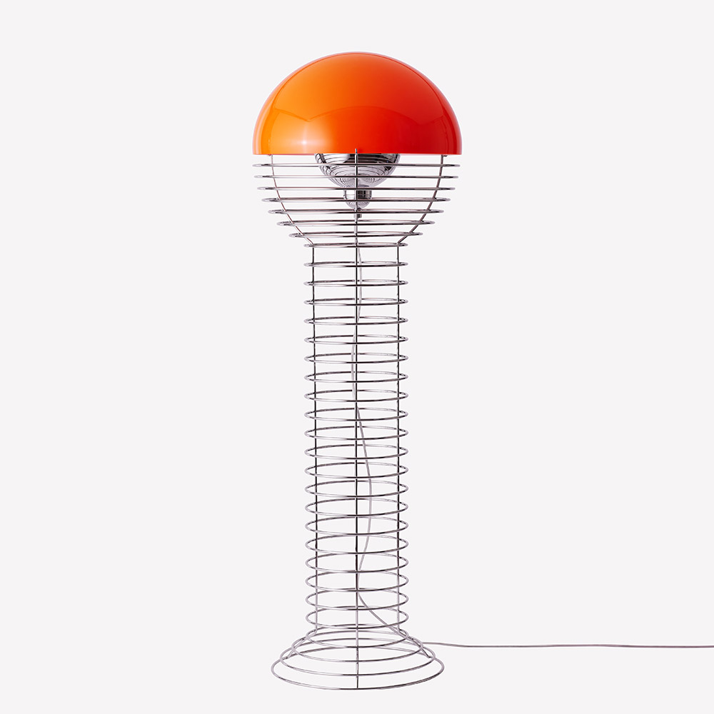 Wire Bordslampa Golvlampa (flera färger) - Verpan - 5