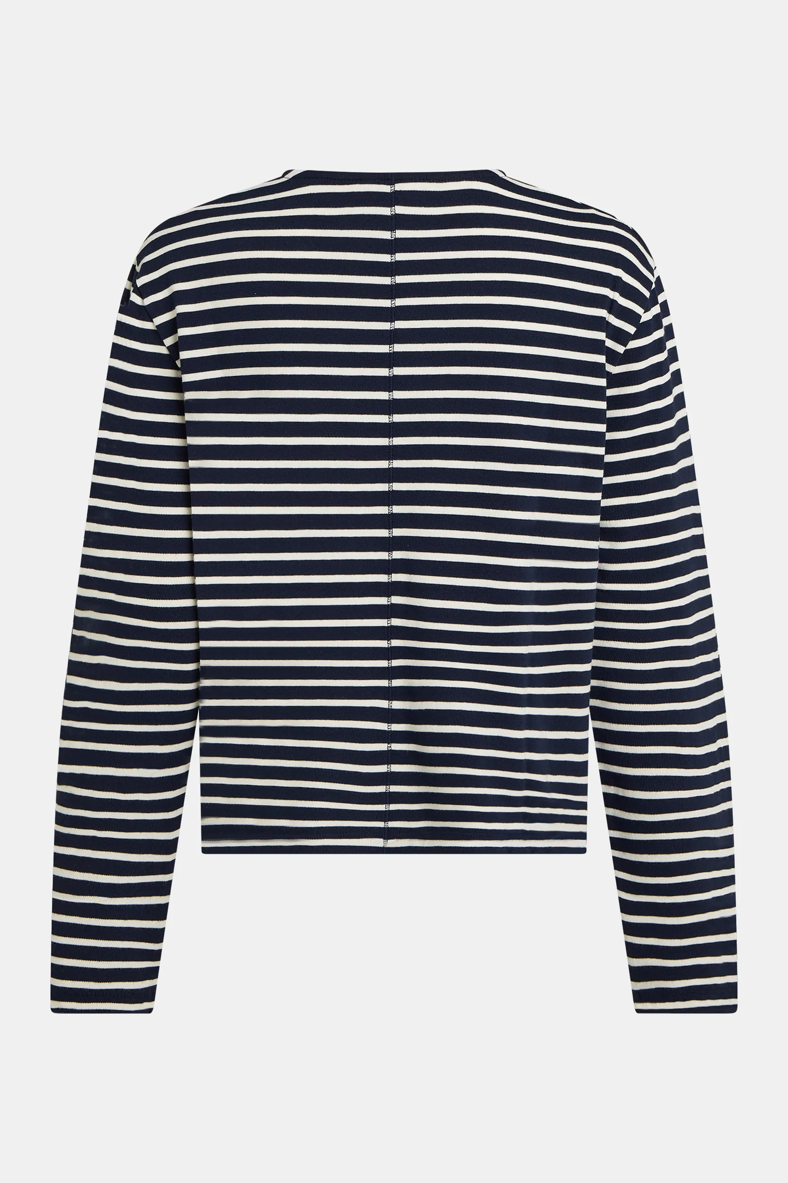 Penn & Ink NY - Longsleeve Stripe Night-Ecru - 4