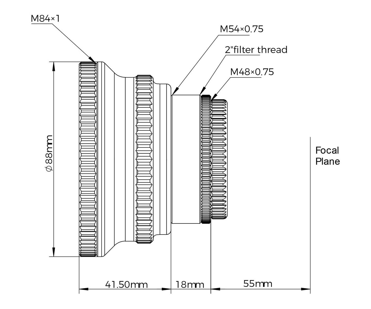 ASKAR 0,8X REDUCER/CORRECTOR FÖR 103 f/6,8 TRIPLET APO - 3