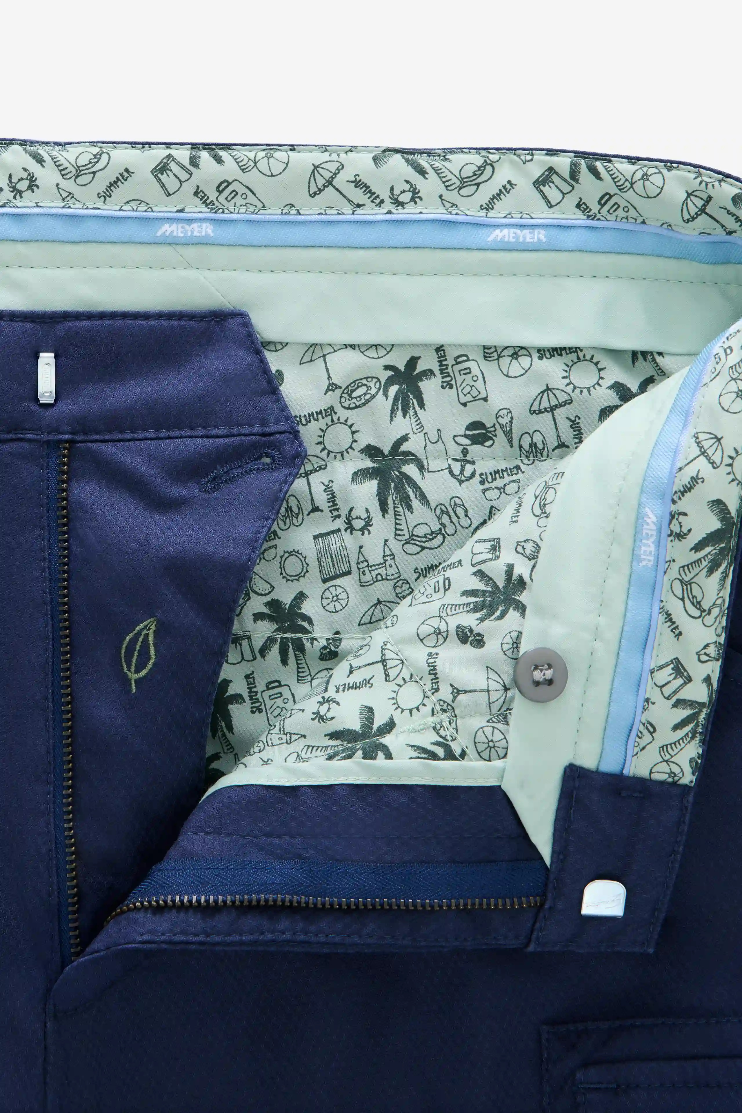 Marinblå (navy) shorts i casualmodell (Cargo) och Super-Stretch (Meyer / B-Orlando) (finns i strl 60) - 5