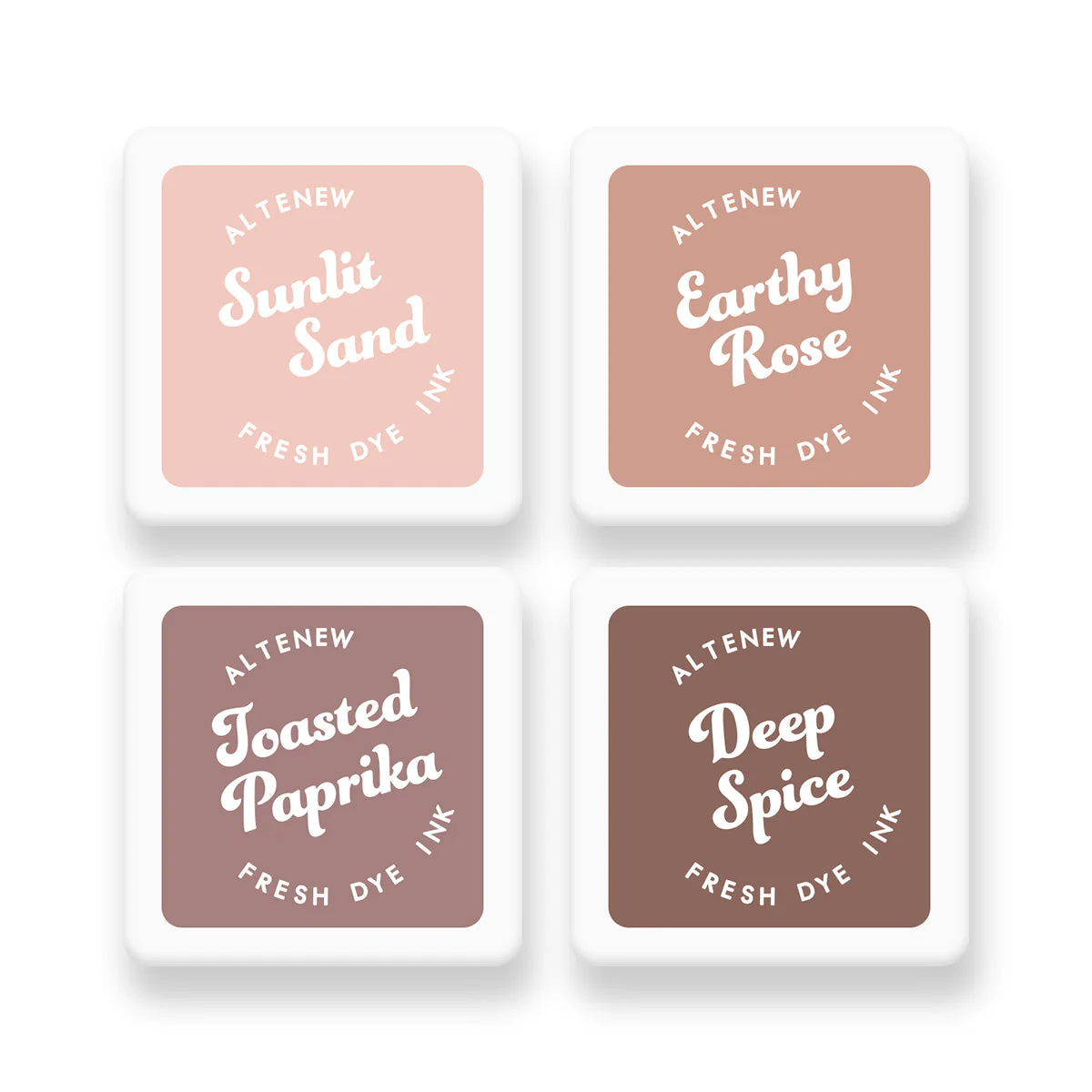 ALTENEW-Earthy Embrace Fresh Dye Ink Mini Cube Set