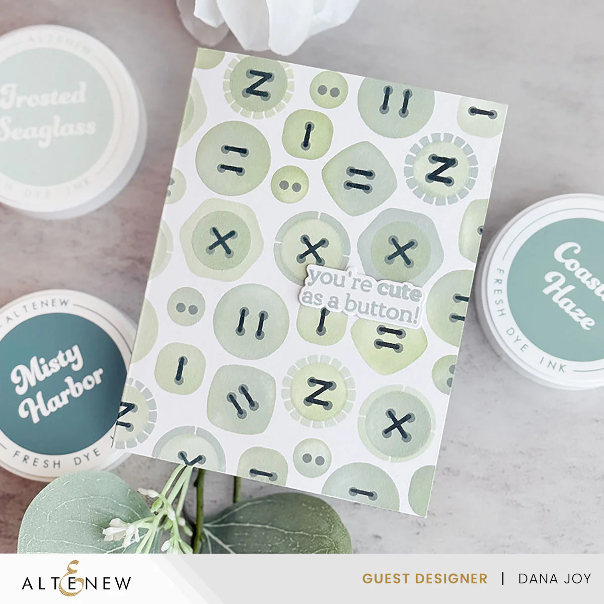 ALTENEW-Coastal Mist Fresh Dye Ink Mini Cube Set - 7