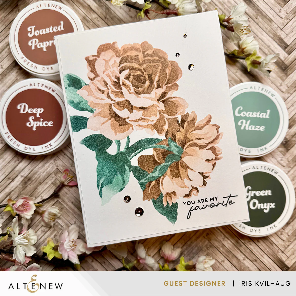 ALTENEW-Coastal Mist Fresh Dye Ink Mini Cube Set - 5