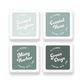 ALTENEW -Coastal Mist Fresh Dye Ink Mini Cube Set