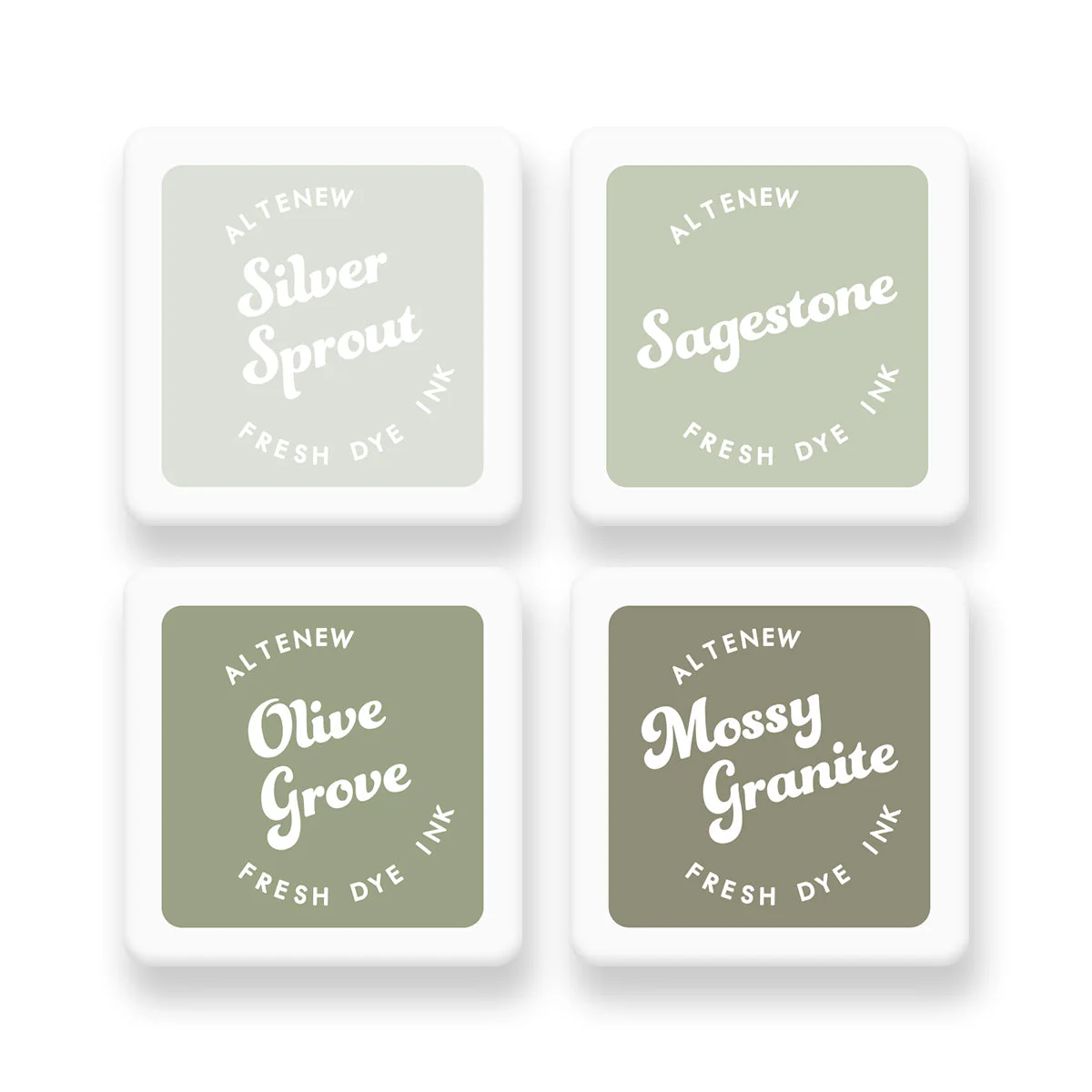 ALTENEW-Sage Garden Fresh Dye Ink Mini Cube Set