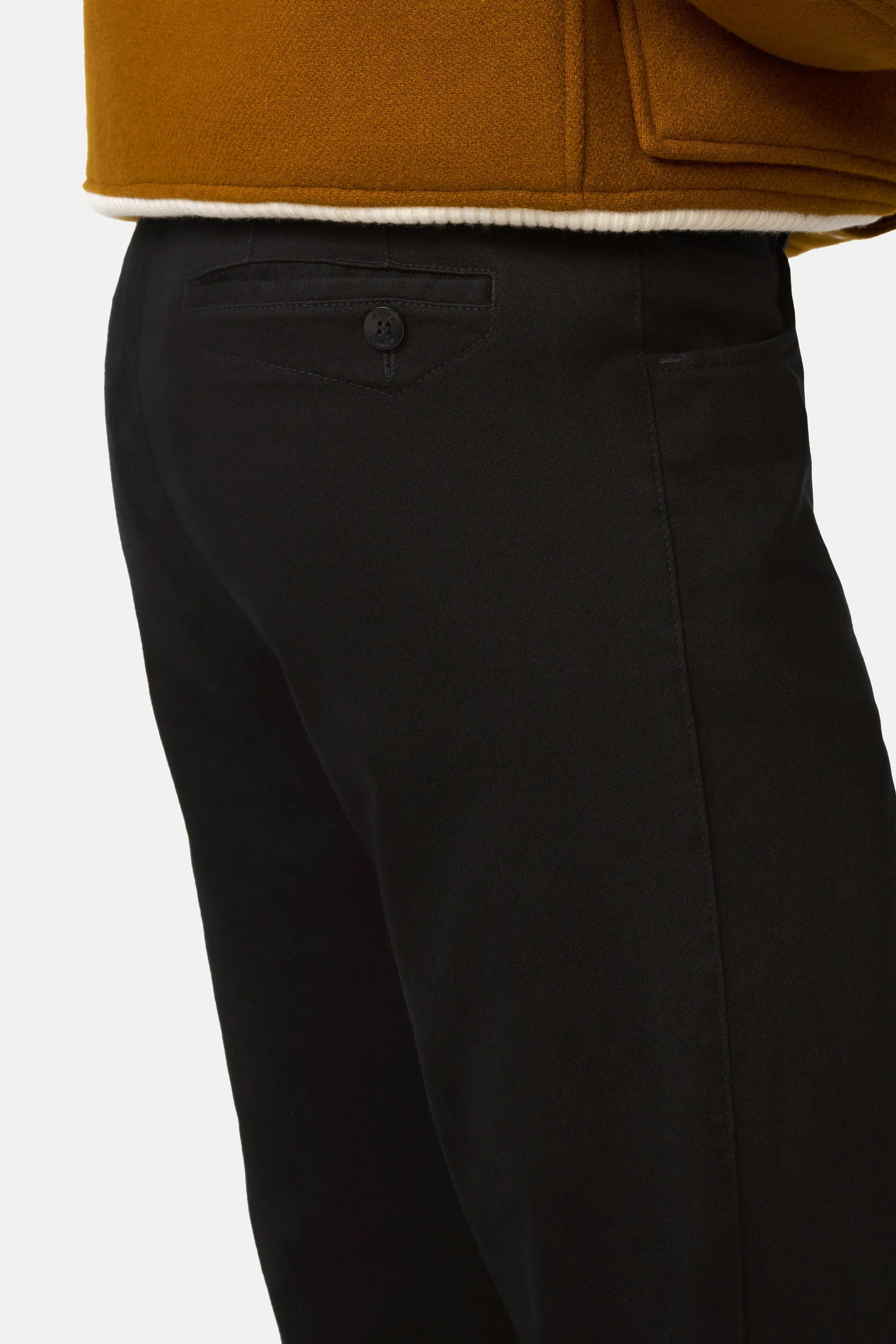 Svart (black-black) jeanshybrid i Performance denim, modern passform och Super-Stretch (Meyer / Dublin) - 4