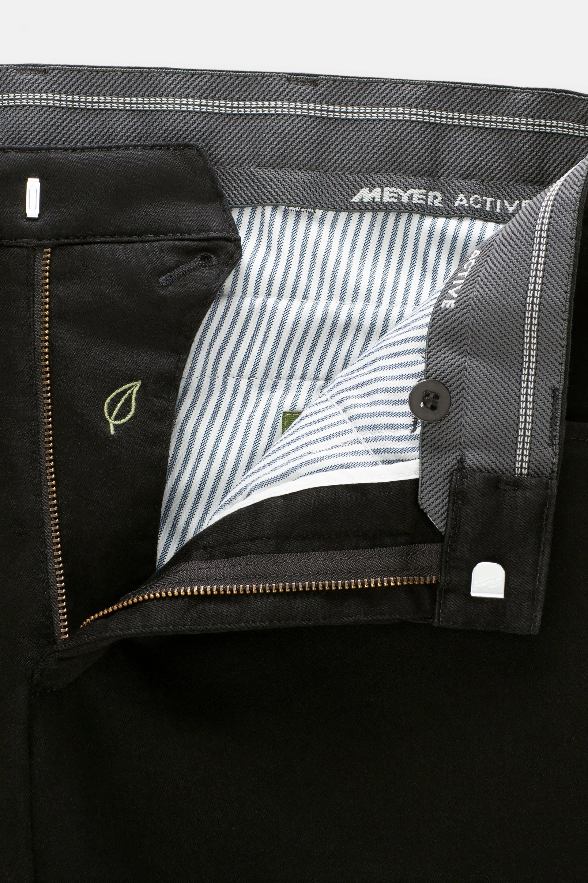 Svart (black-black) jeanshybrid i Performance denim, modern passform och Super-Stretch (Meyer / Dublin) - 5