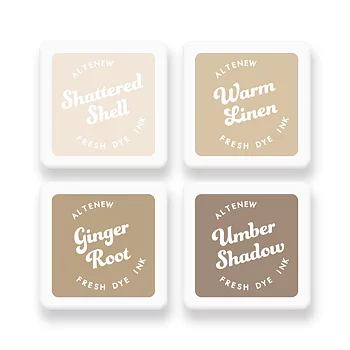 ALTENEW -Earth Tones Fresh Dye Ink Mini Cube Set