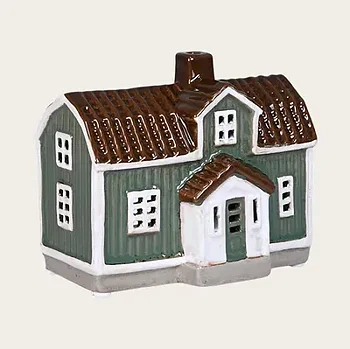 Keramikhus ljuslykta till värmeljus 