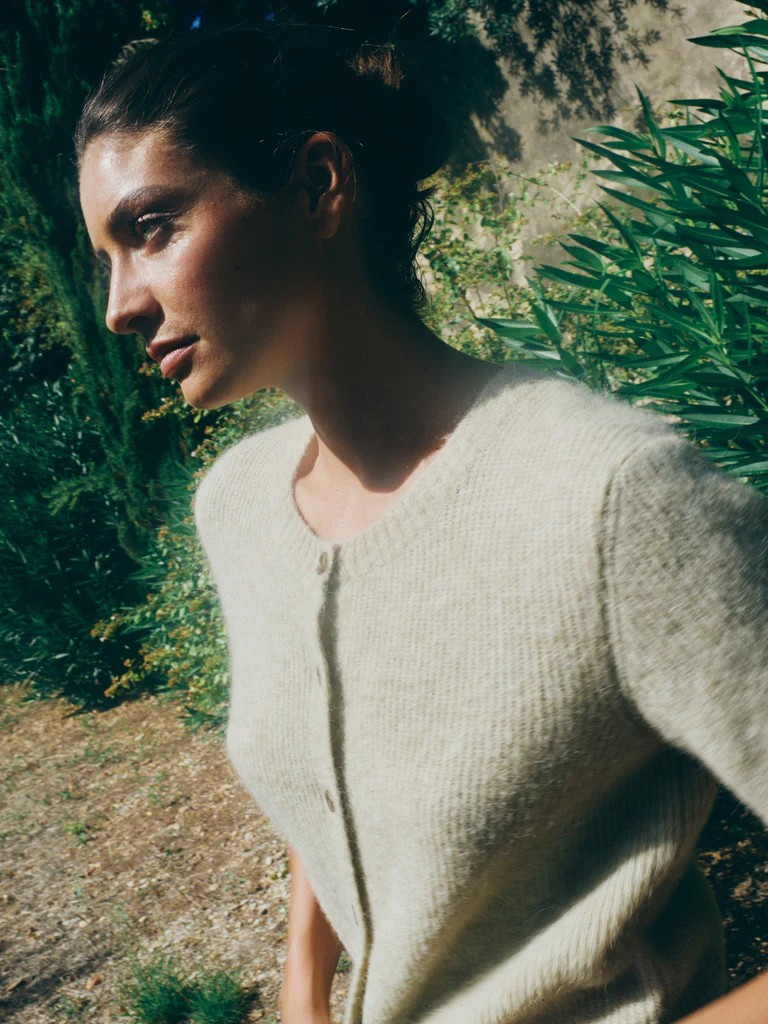MMThora Knit Cardigan - Ecru - Mos Mosh