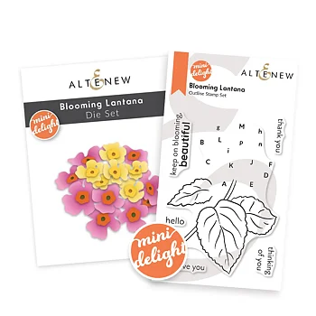 ALTENEW -Mini Delight: Blooming Lantana Stamp & Die Set