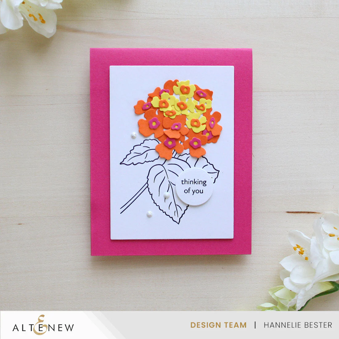 ALTENEW -Mini Delight: Blooming Lantana Stamp & Die Set - 11