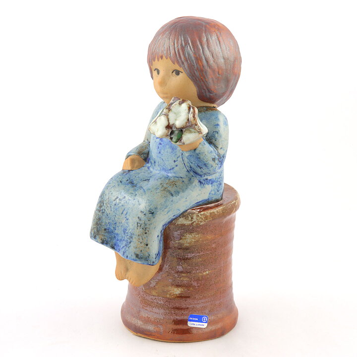 Lisa Larson (Sculptures 1977) Fantastic Flower Girl 22 cm (6)