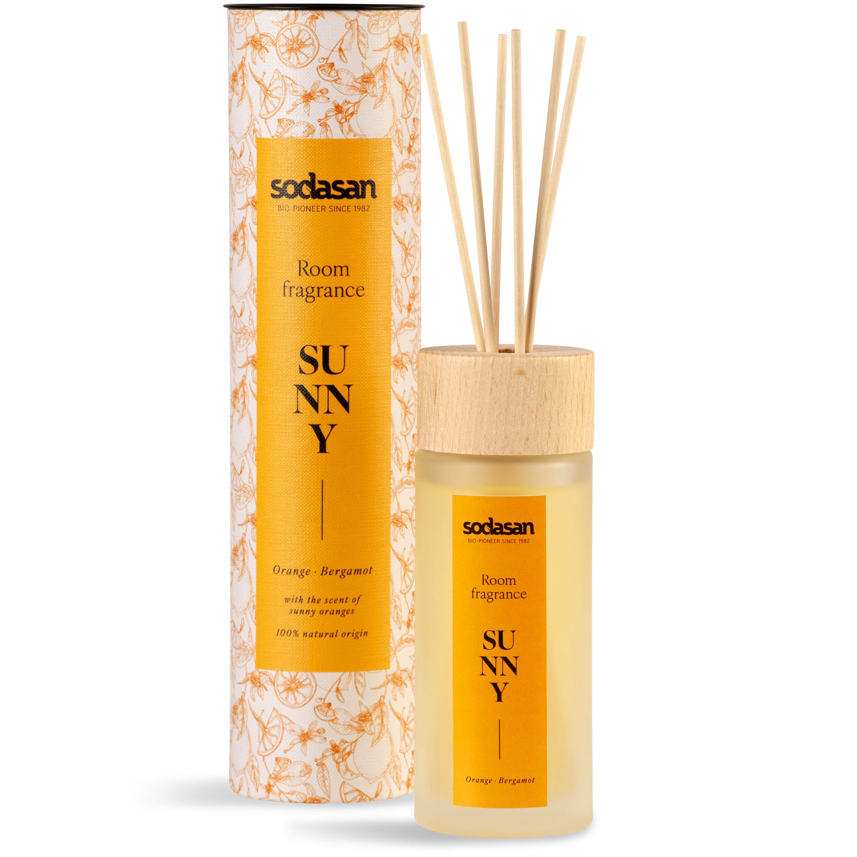 Sodasan Room Fragrance SUNNY 200 ml Orange-Bergamot