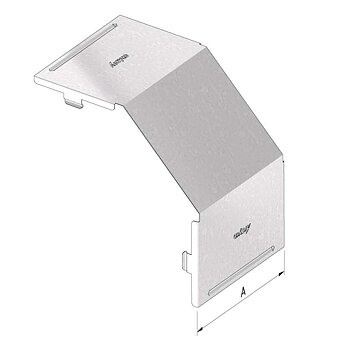 TRAYCO Sheet metal duct Falling bend Cover 200mm x 110mm