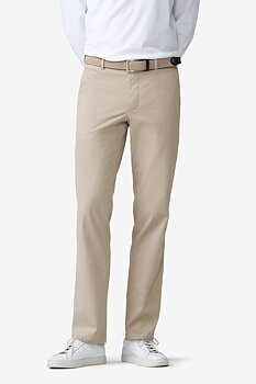 Beige chinos i Stretch Summer Cotelé och normal passform (Meyer / Roma) (finns i strl 48, 52, 54, 26, 29)
