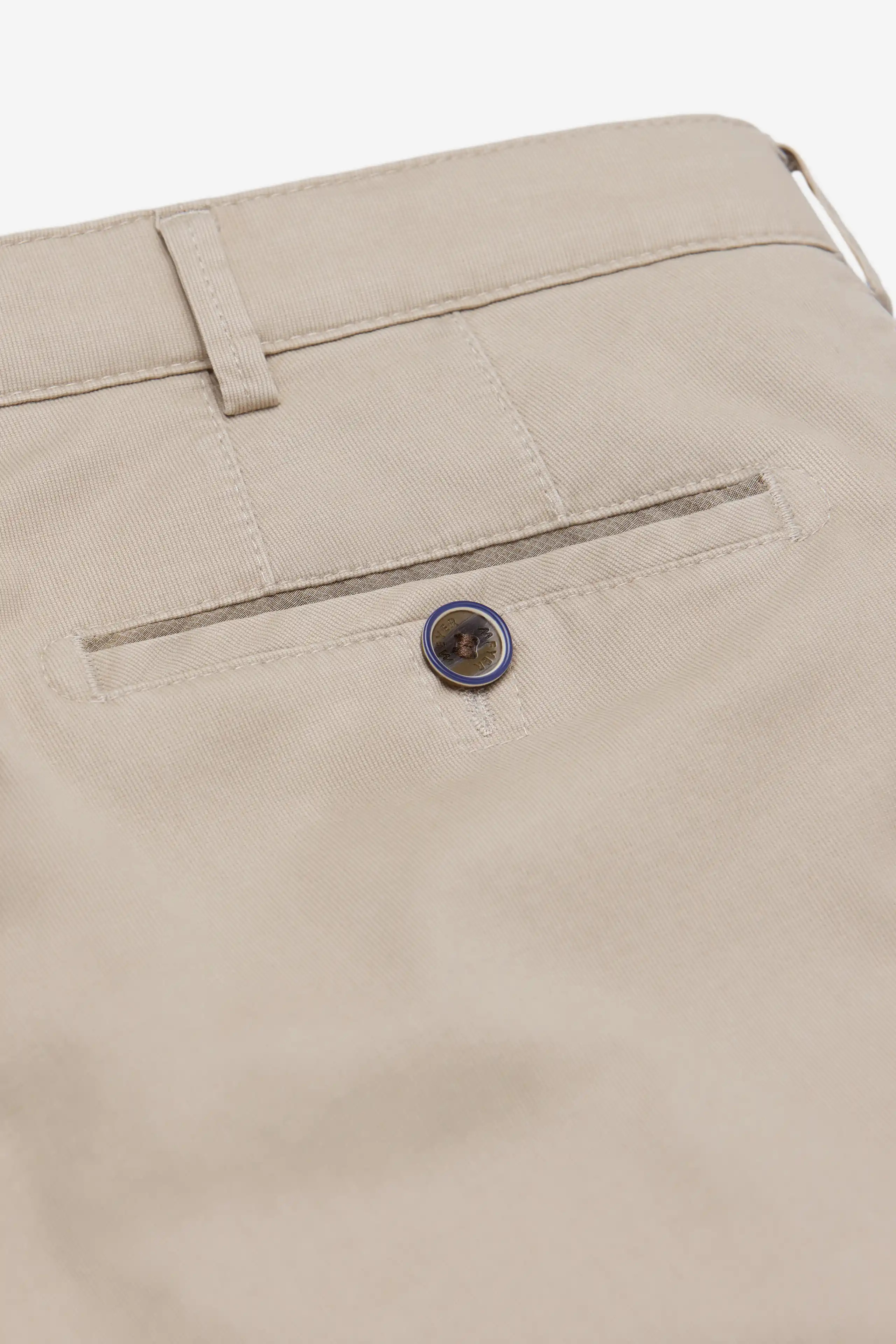 Beige chinos i Stretch Summer Cotelé och normal passform (Meyer / Roma) (finns i strl 48, 52, 54, 26, 29) - 6