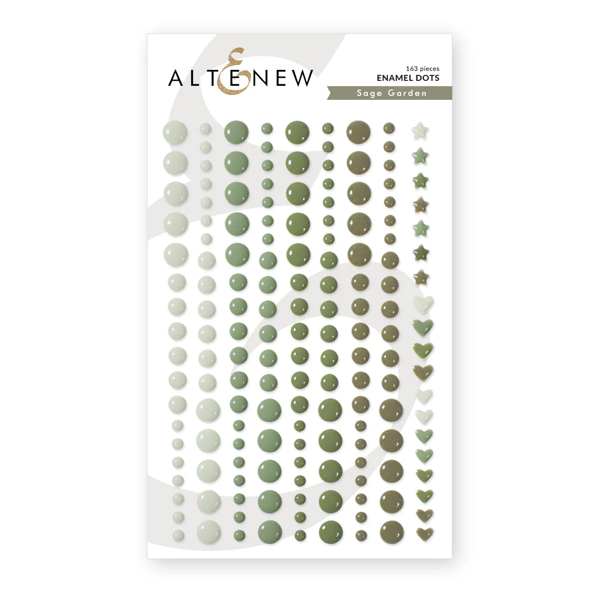 ALTENEW-Sage Garden Enamel Dots