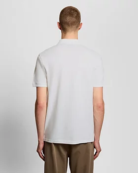 Lyle & Scott - Popcorn Jacquard Polo - White 