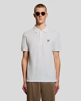 Lyle & Scott - Popcorn Jacquard Polo - White 