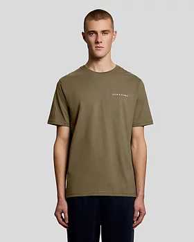 Lyle & Scott - Script T-Shirt - Khaki Ash