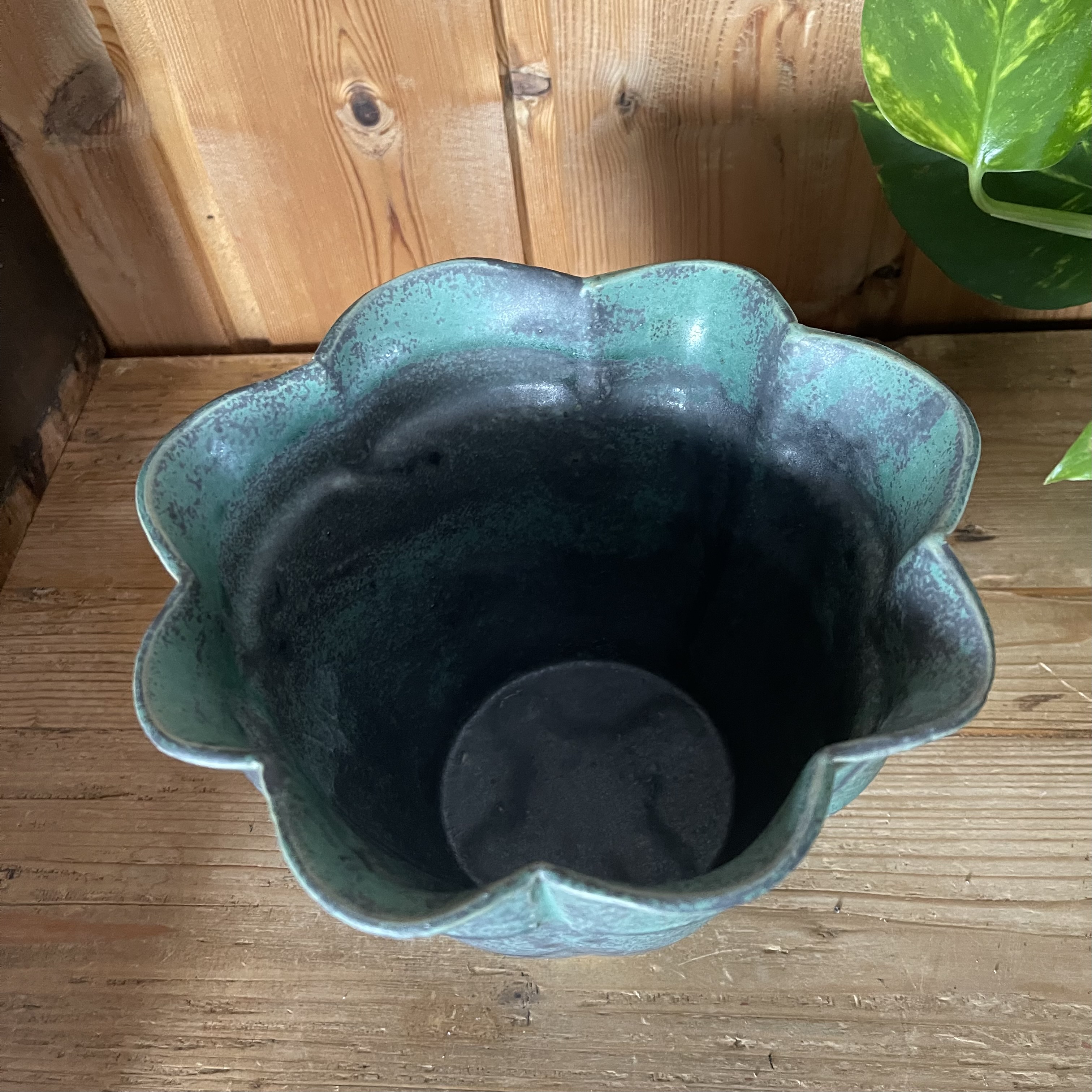 Konet Blomsterpotte Grønn  - 4