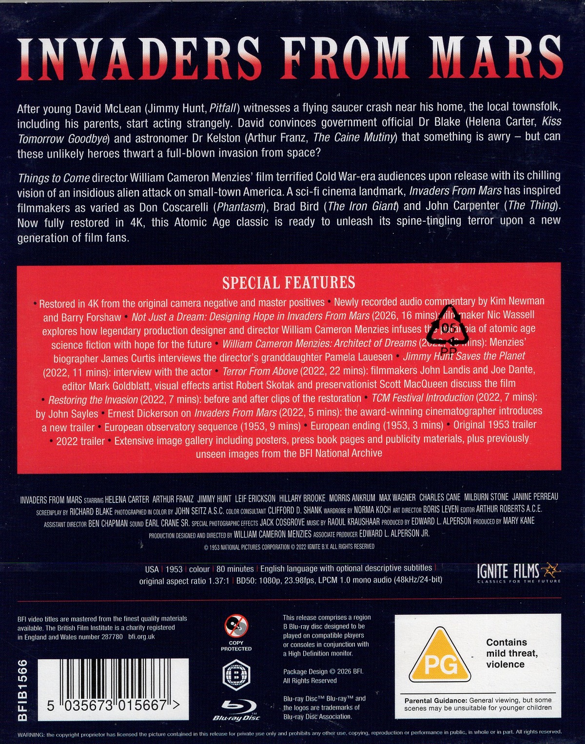 Invaders from Mars (Limited Edition) (ej svensk text) (Blu-ray) - 2