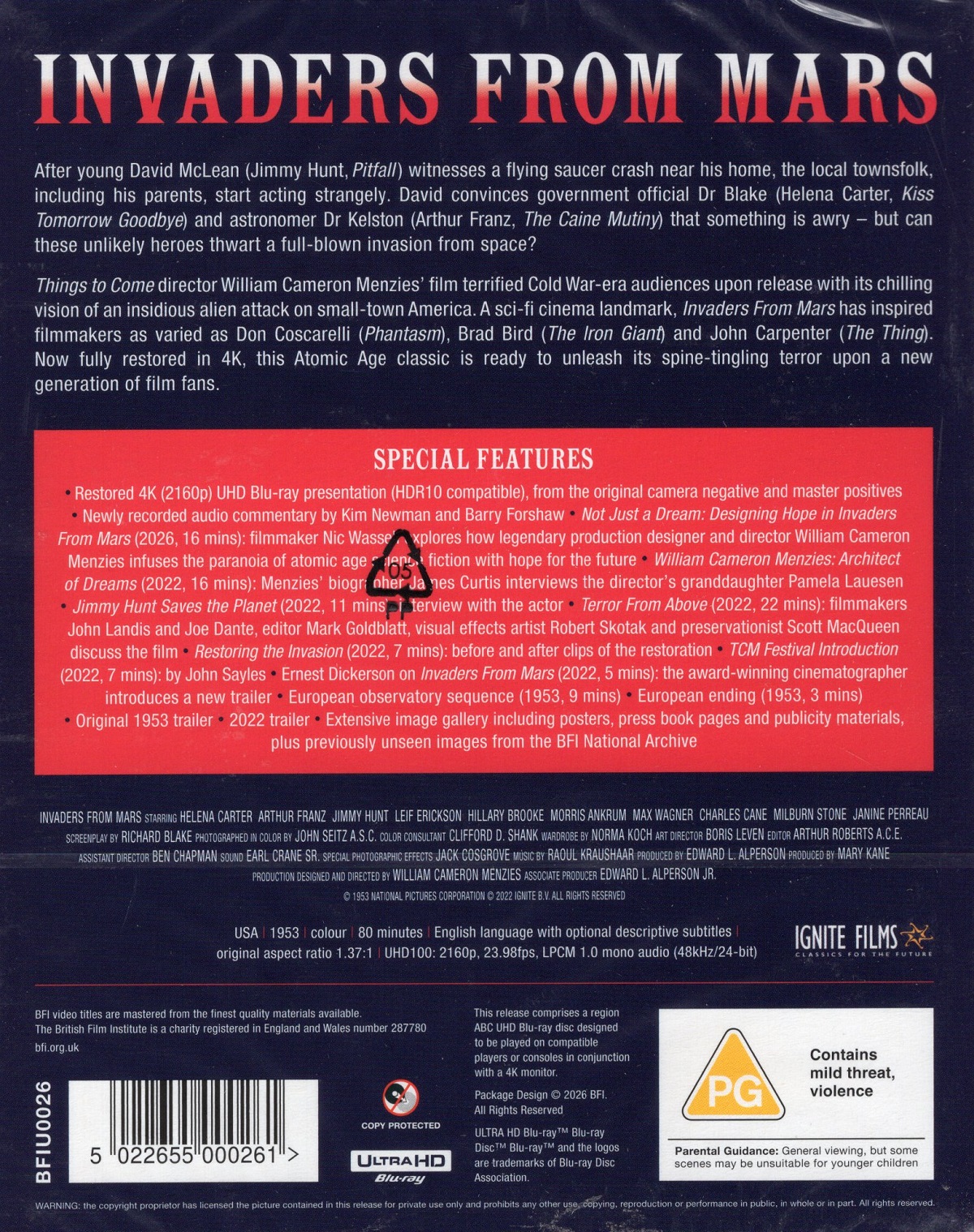 Invaders from Mars (Limited Edition) (ej svensk text) (4K Ultra HD) - 2