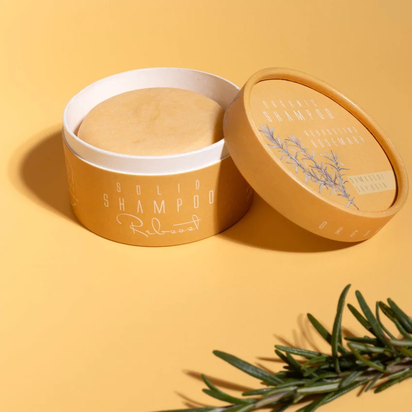 Kaliflower Schampokaka REBOOST Rosmarin & Gul Lera 