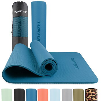 Yogamatta Tunturi 8mm, Petrol Blue