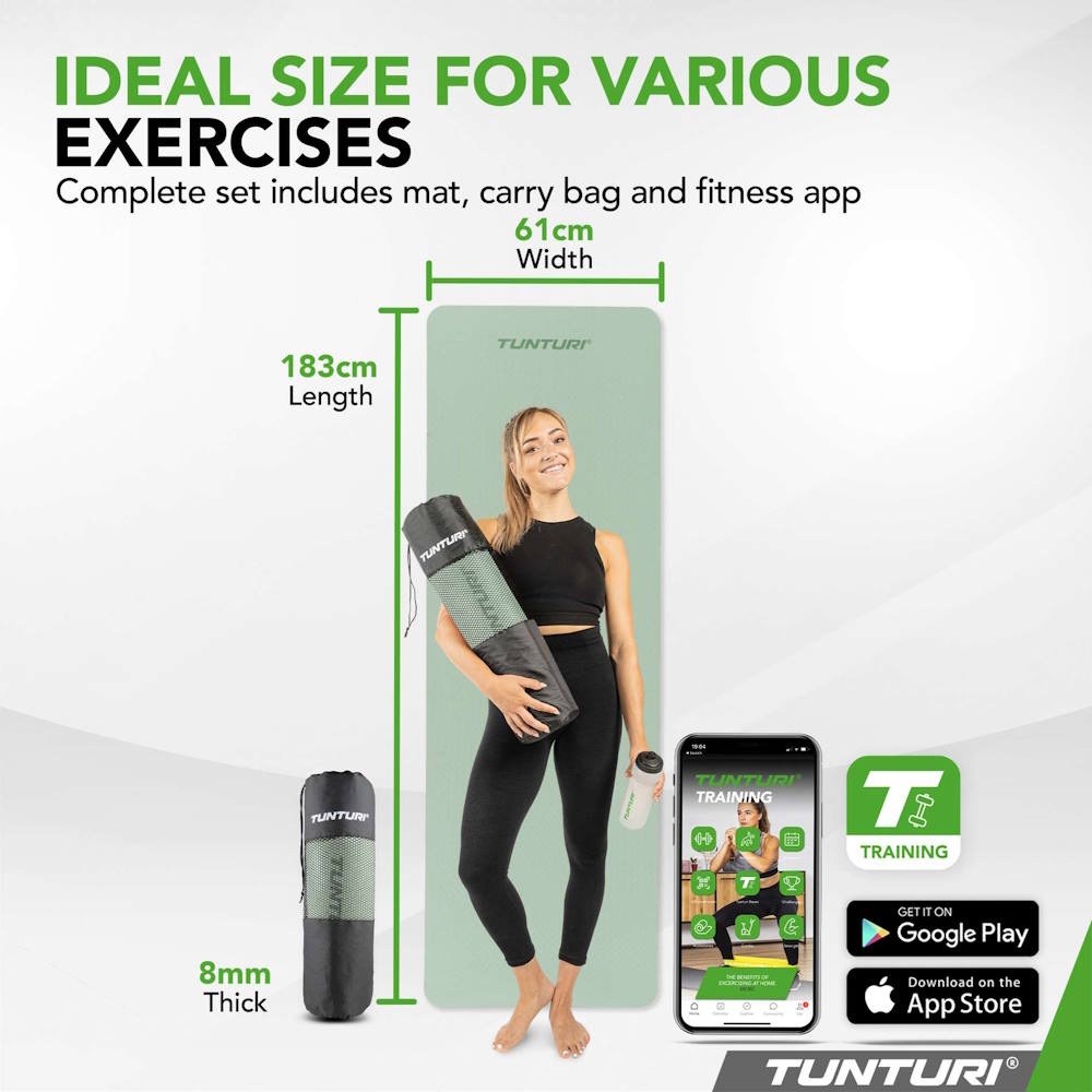 Yogamatta Tunturi 8mm, Mint - 2