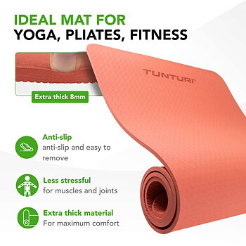 Yogamatta Tunturi 8mm, Rose Gold