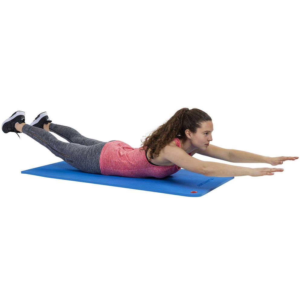Tunturi Fitnessmat Pro 140 cm, Blå - 2