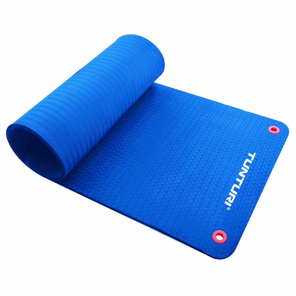 Tunturi Fitnessmat Pro 140 cm, Blå