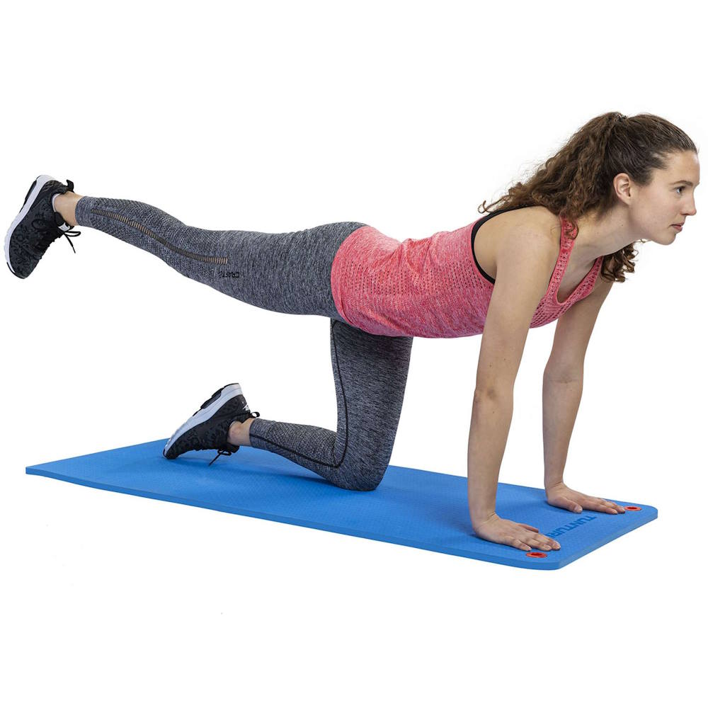 Tunturi Fitnessmat Pro 140 cm, Blå - 3