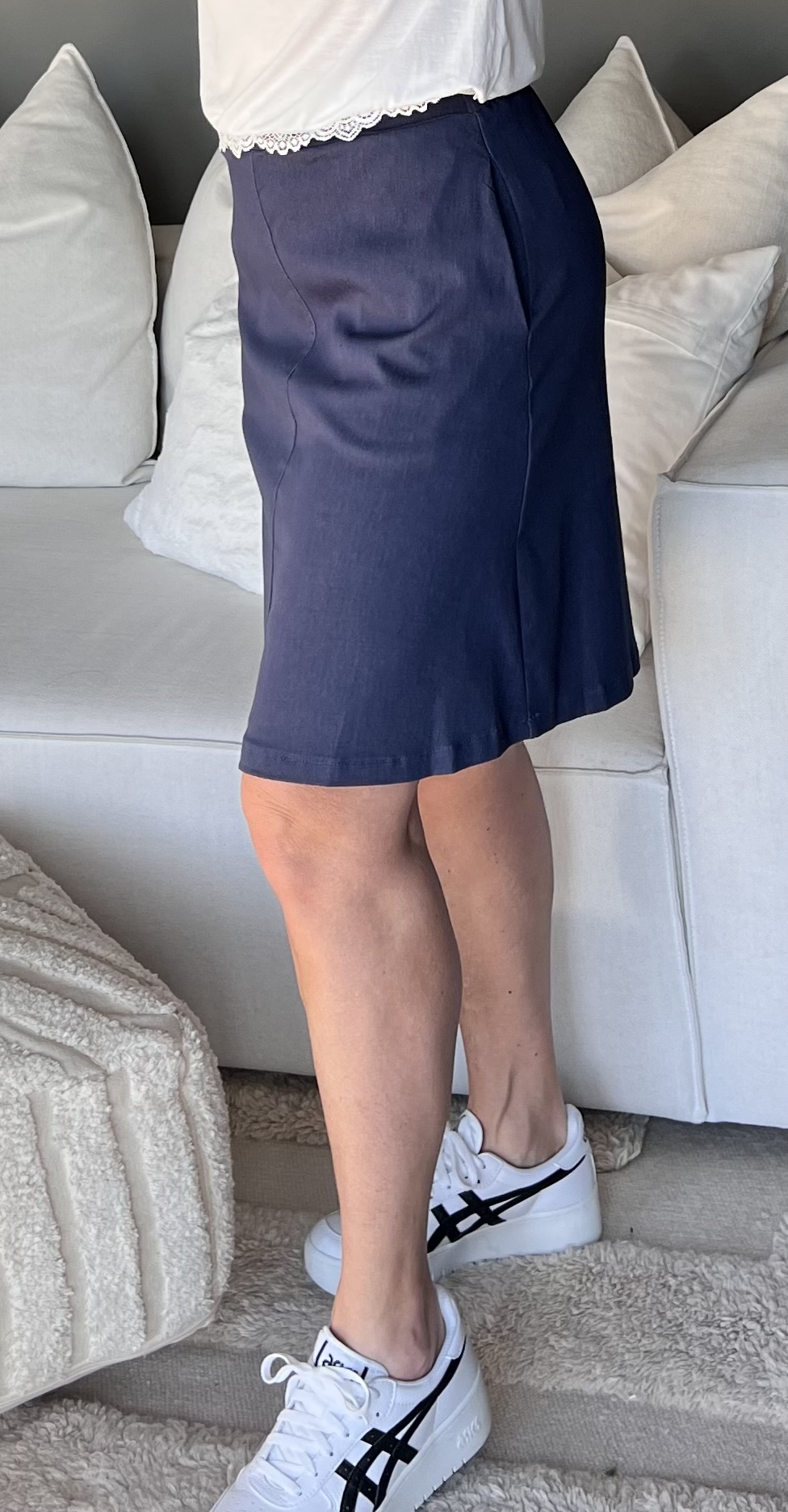 Marta Kjol Sidsel Mörk Denim - 5