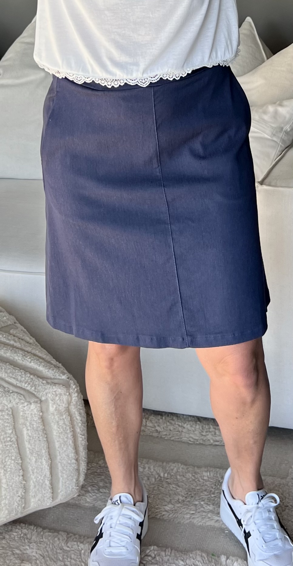 Marta Kjol Sidsel Mörk Denim - 7